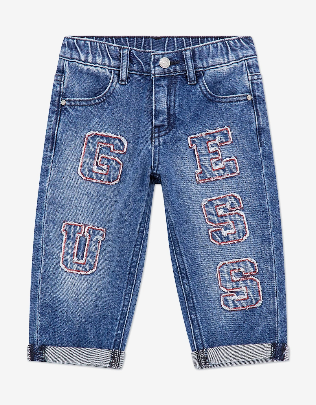 Boys Oversized Balloon Jeans in Blue, 5 of 4