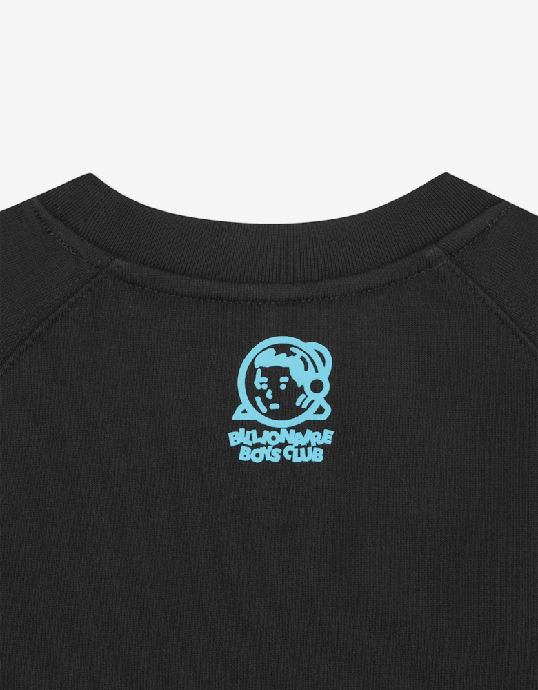 Boys Gradient Arch Logo Sweatshirt in Black