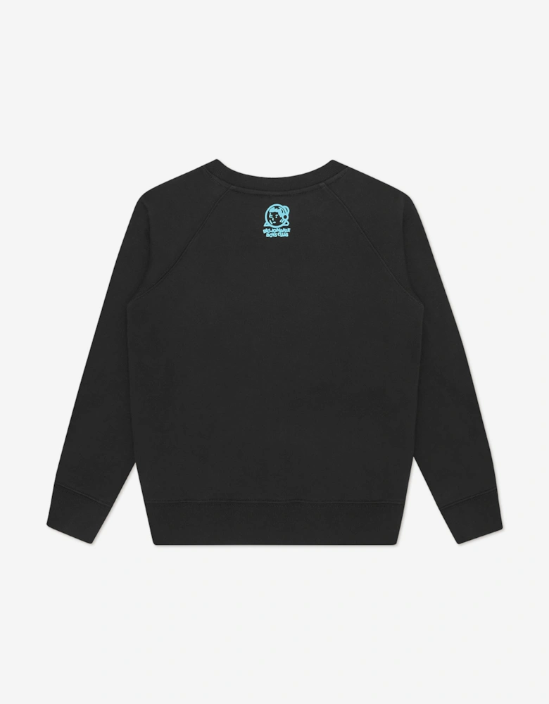 Boys Gradient Arch Logo Sweatshirt in Black