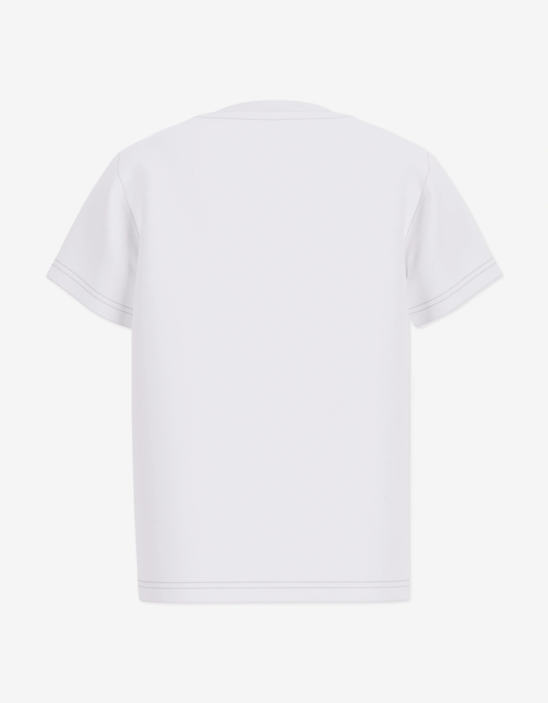 Kids Teddy Bear Logo T-Shirt in White