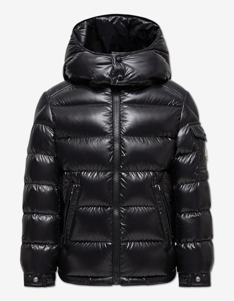 Kids Down Padded Maya Jacket in Black