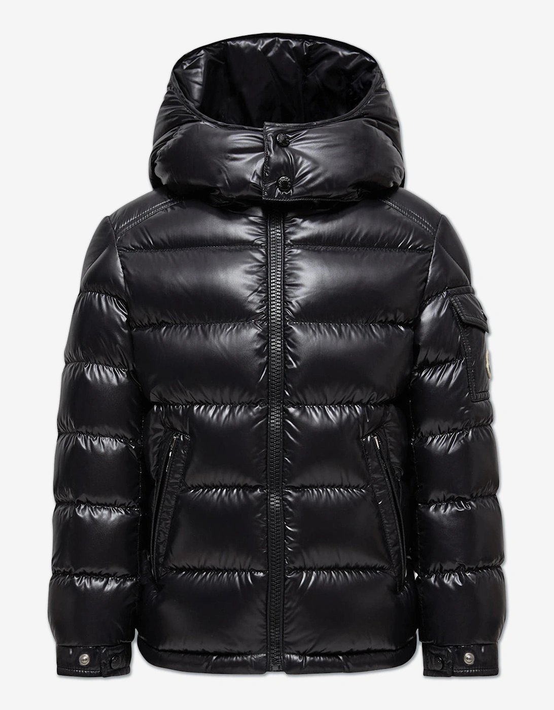 Kids Down Padded Maya Jacket in Black, 5 of 4