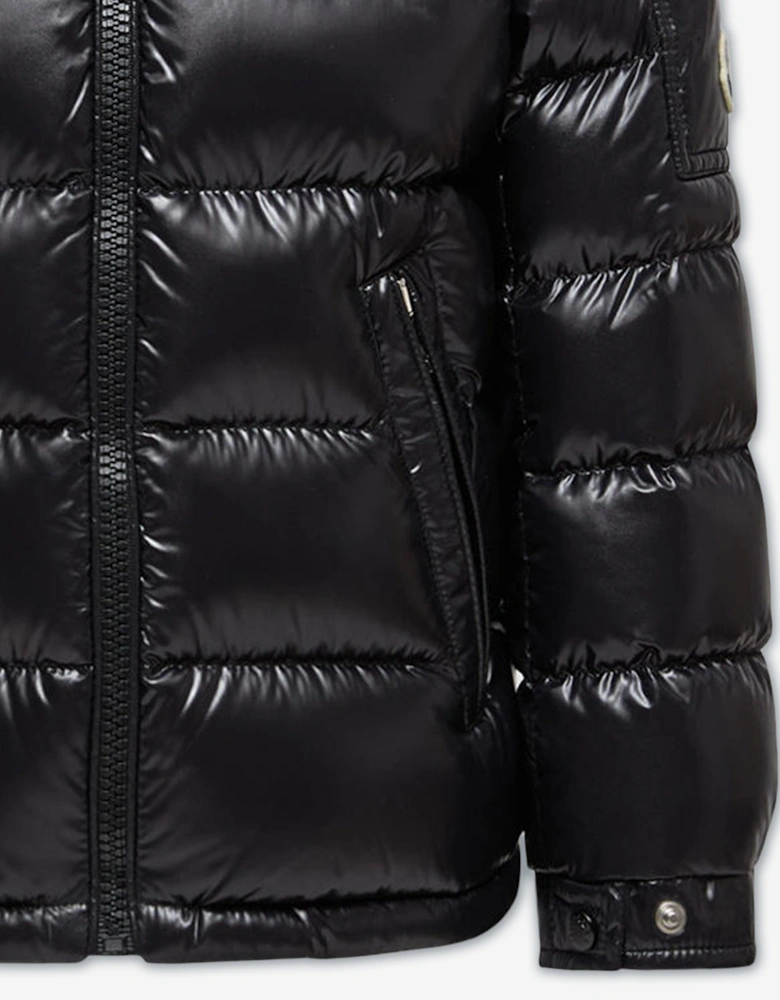 Kids Down Padded Maya Jacket in Black