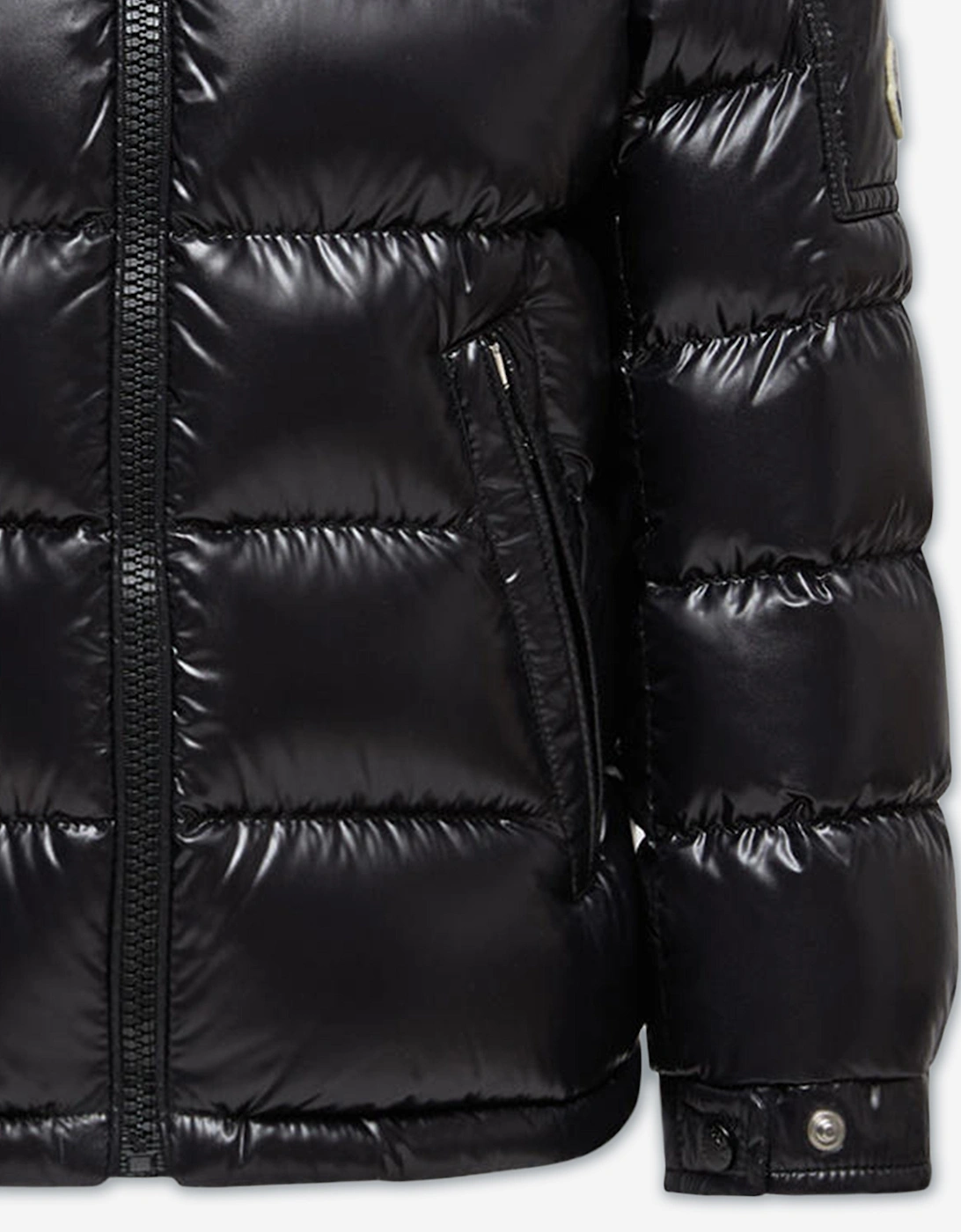 Kids Down Padded Maya Jacket in Black