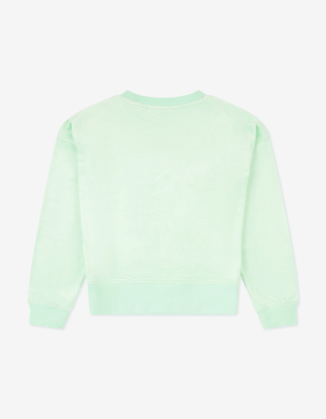 Girls Crew Neck Sweatshirt in Green