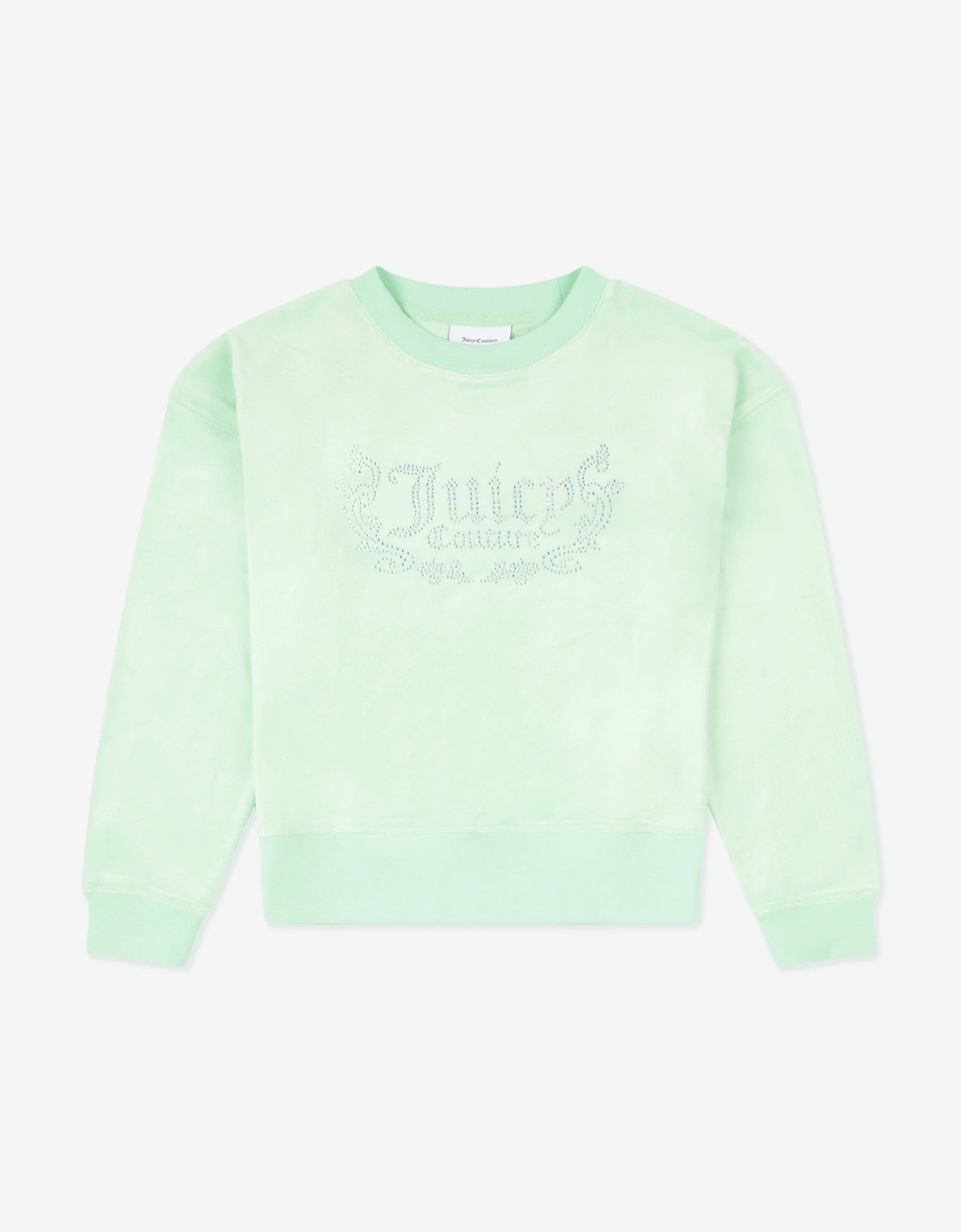 Girls Crew Neck Sweatshirt in Green, 5 of 4