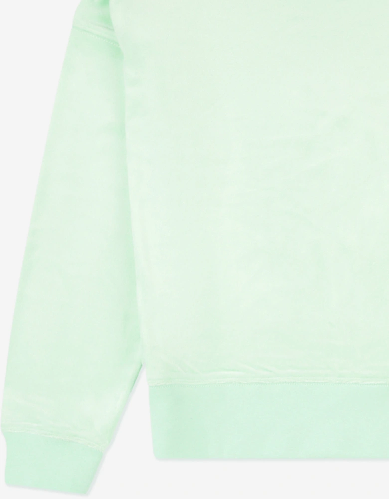 Girls Crew Neck Sweatshirt in Green