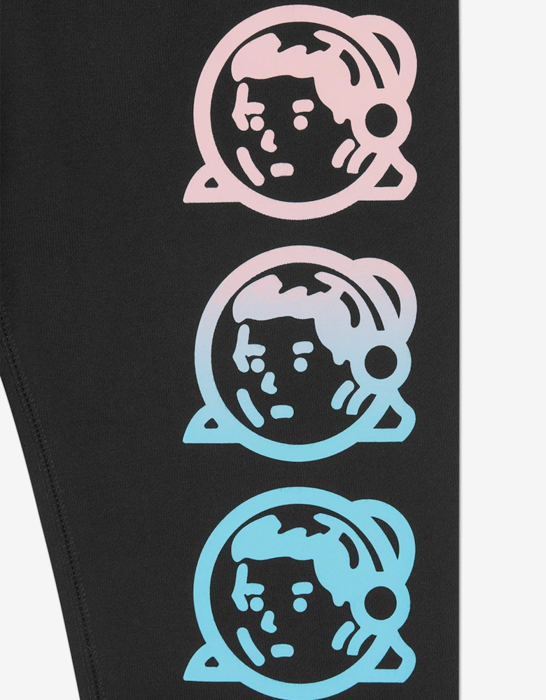 Boys Gradient Logo Joggers in Black