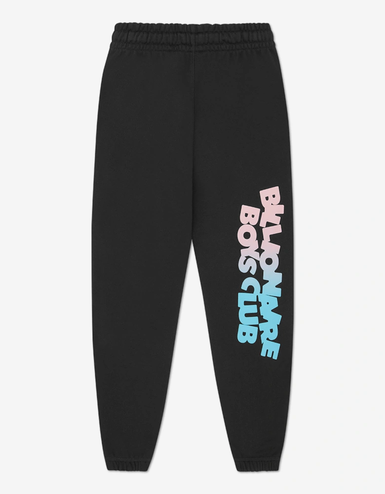Boys Gradient Logo Joggers in Black