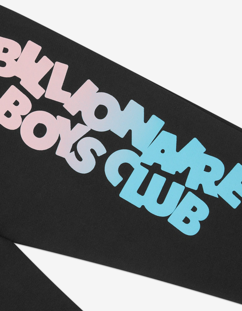 Boys Gradient Logo Joggers in Black