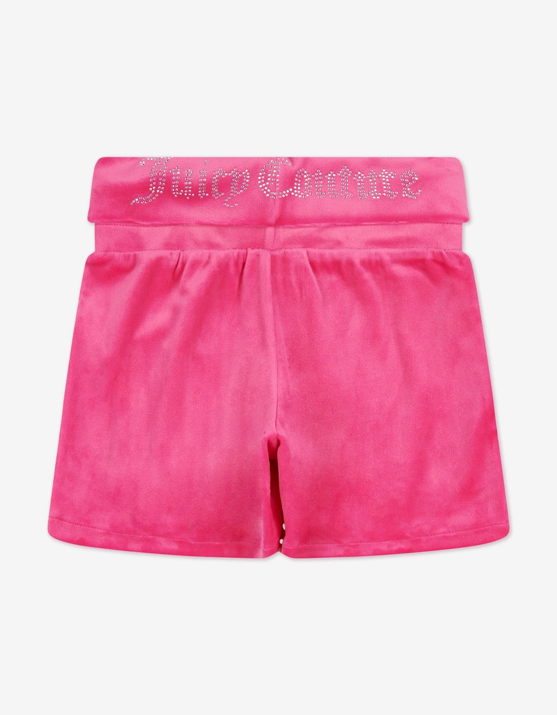 Girls Fold Over Waist Shorts in Pink