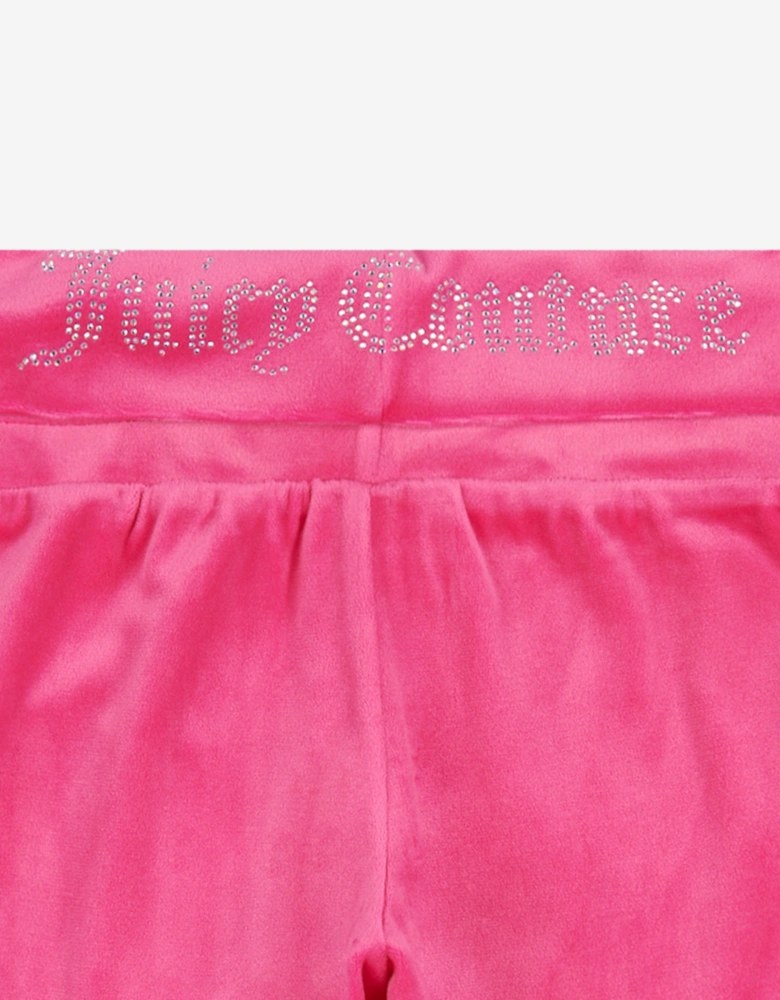 Girls Fold Over Waist Shorts in Pink