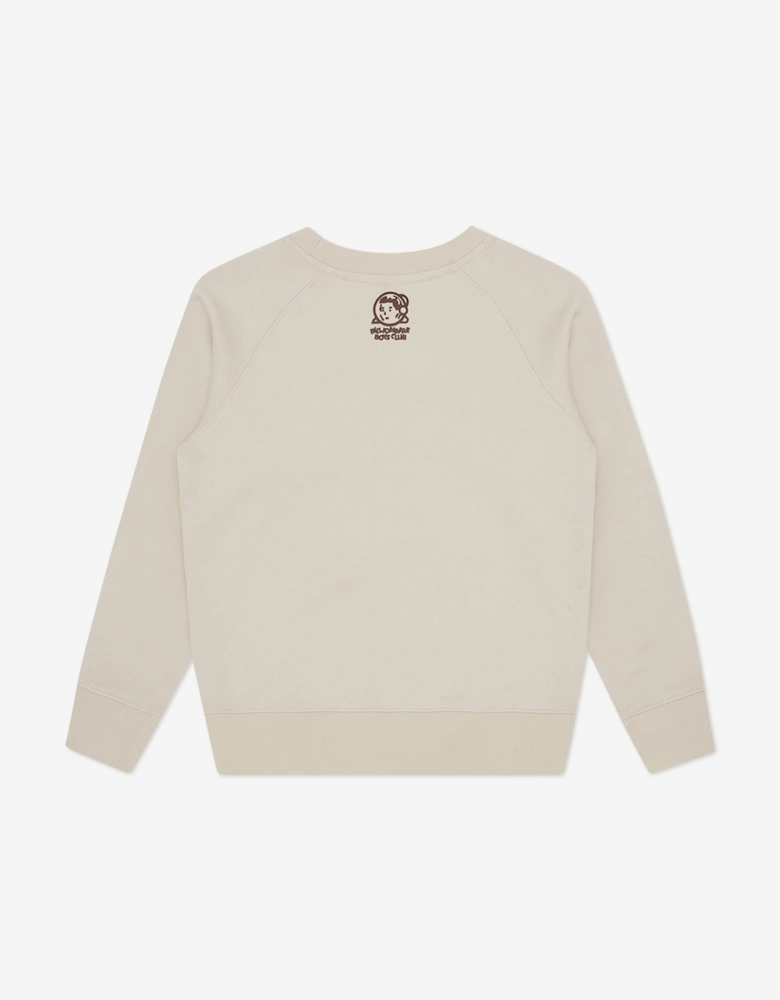 Boys Gradient Arch Logo Sweatshirt in Ivory