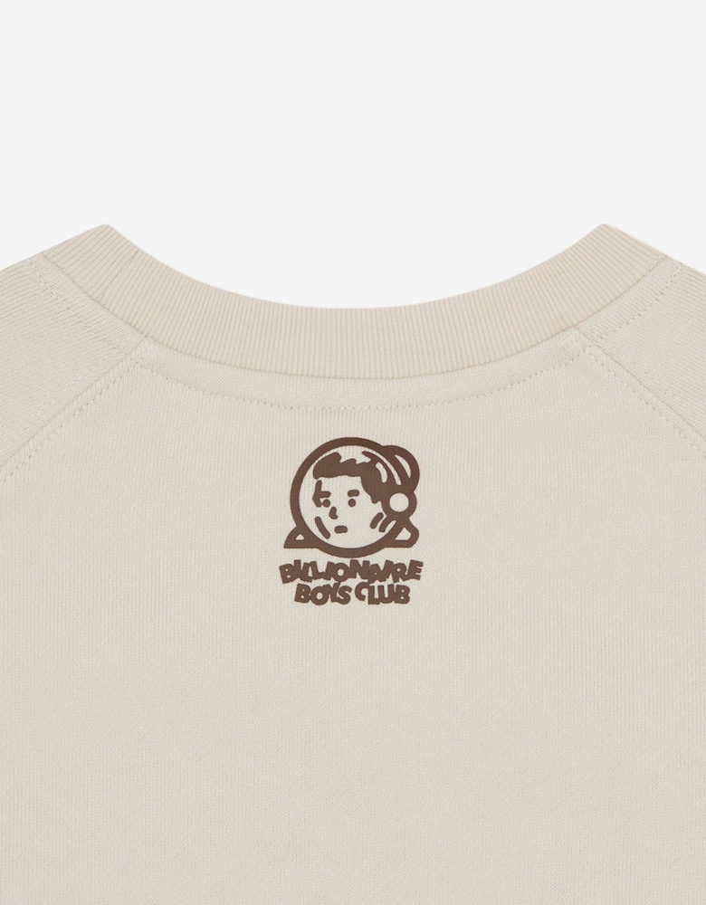 Boys Gradient Arch Logo Sweatshirt in Ivory