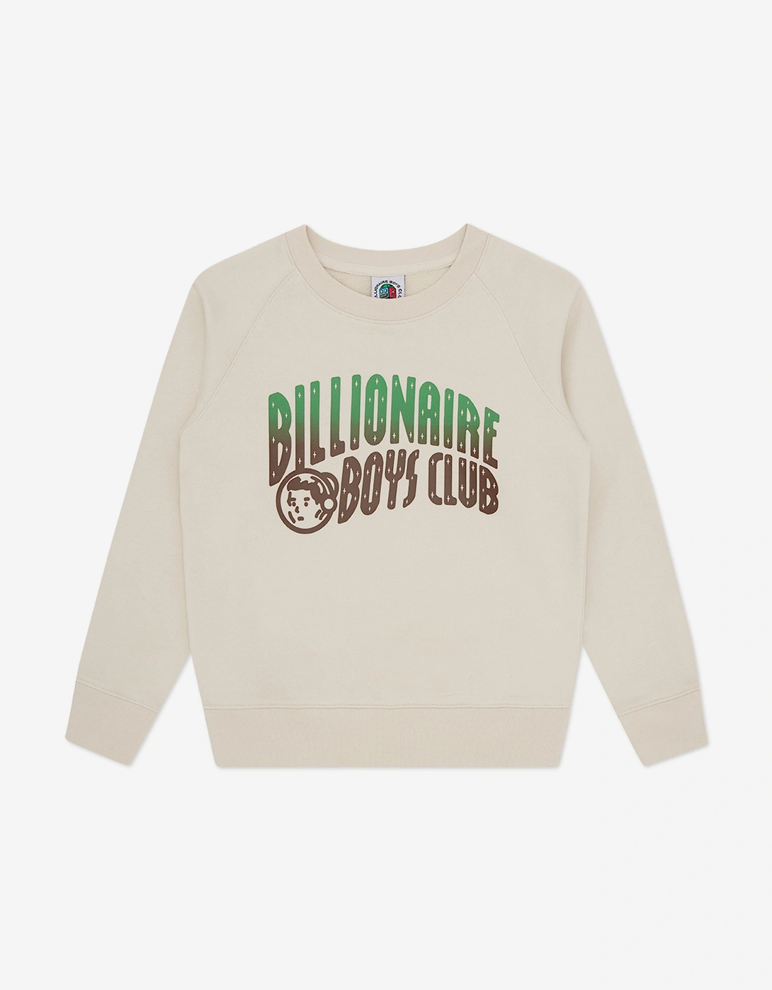 Boys Gradient Arch Logo Sweatshirt in Ivory, 5 of 4