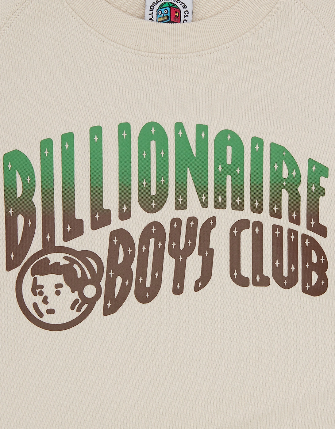 Boys Gradient Arch Logo Sweatshirt in Ivory
