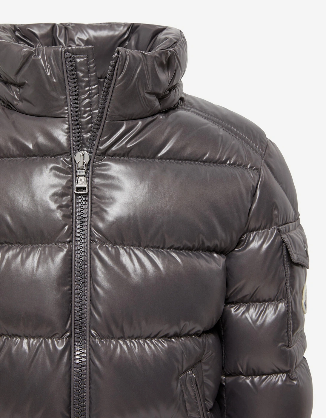 Kids Down Padded Maya Jacket in Grey