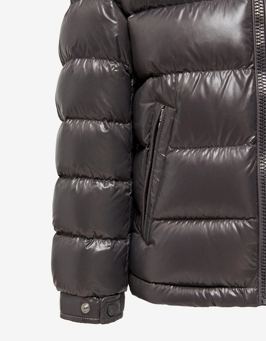 Kids Down Padded Maya Jacket in Grey