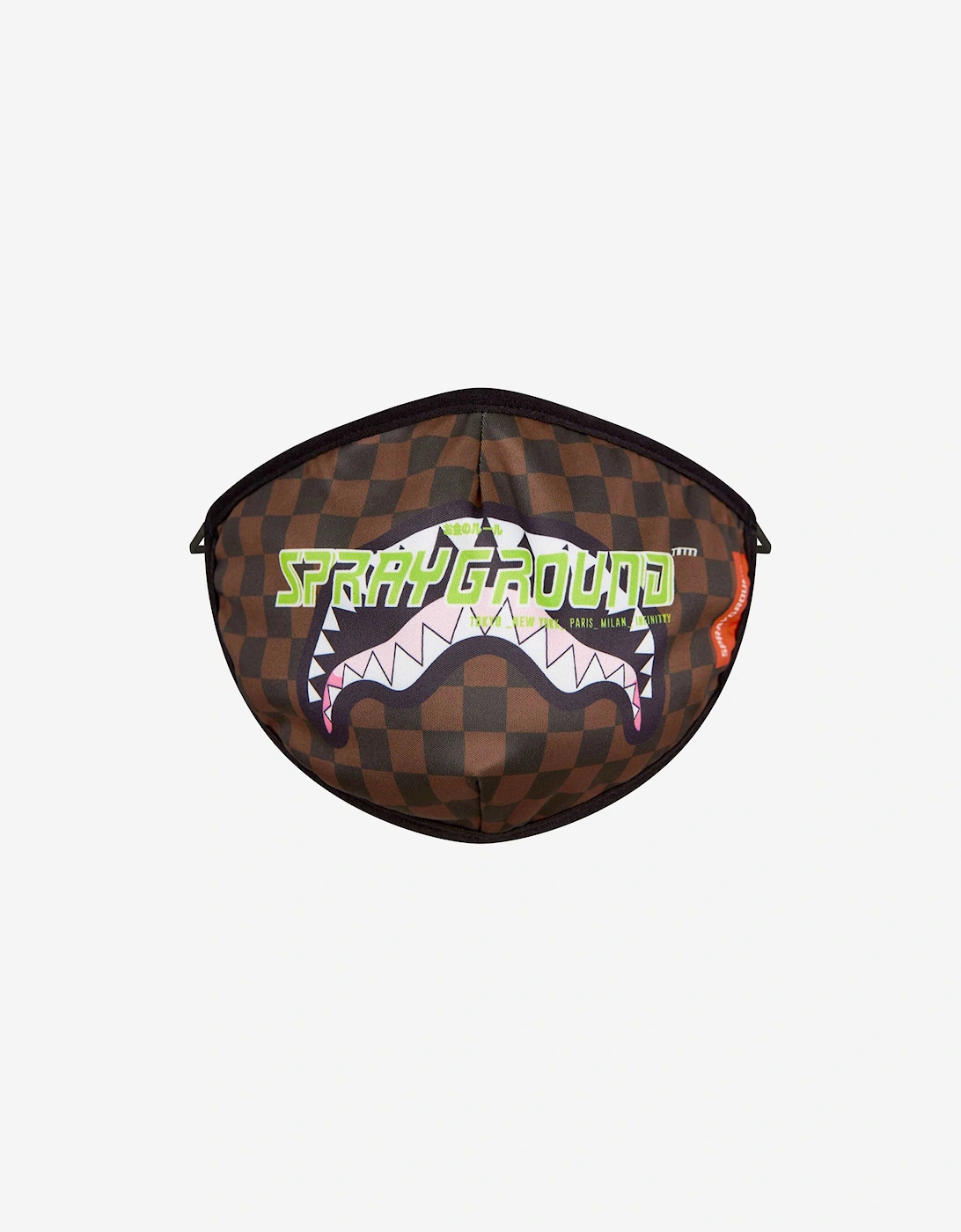 Sprayground Girl's Sprayground Thunder Logo Sharks in Paris Face Mask - Brown