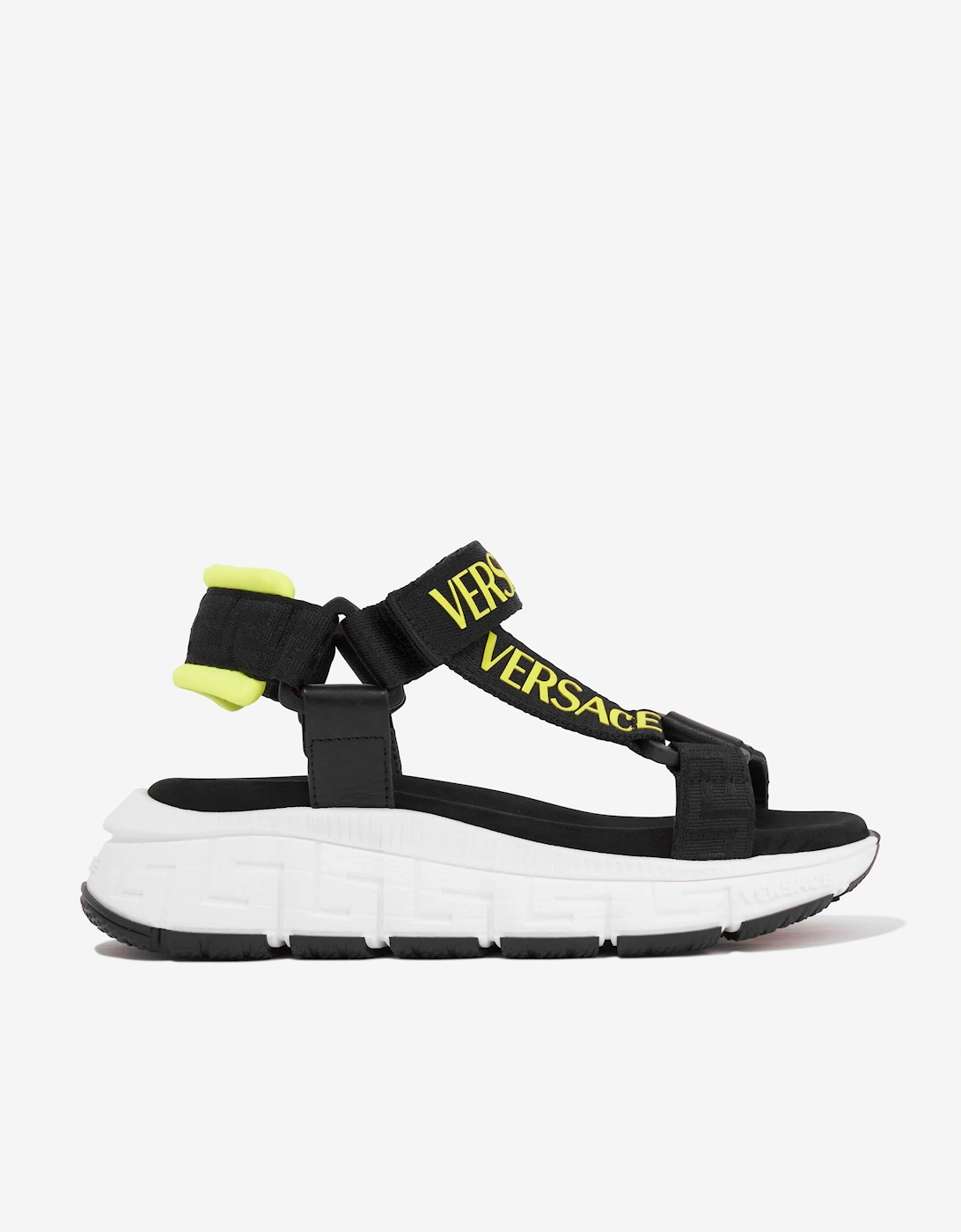 Kids Logo Strap Sandals in Black, 5 of 4