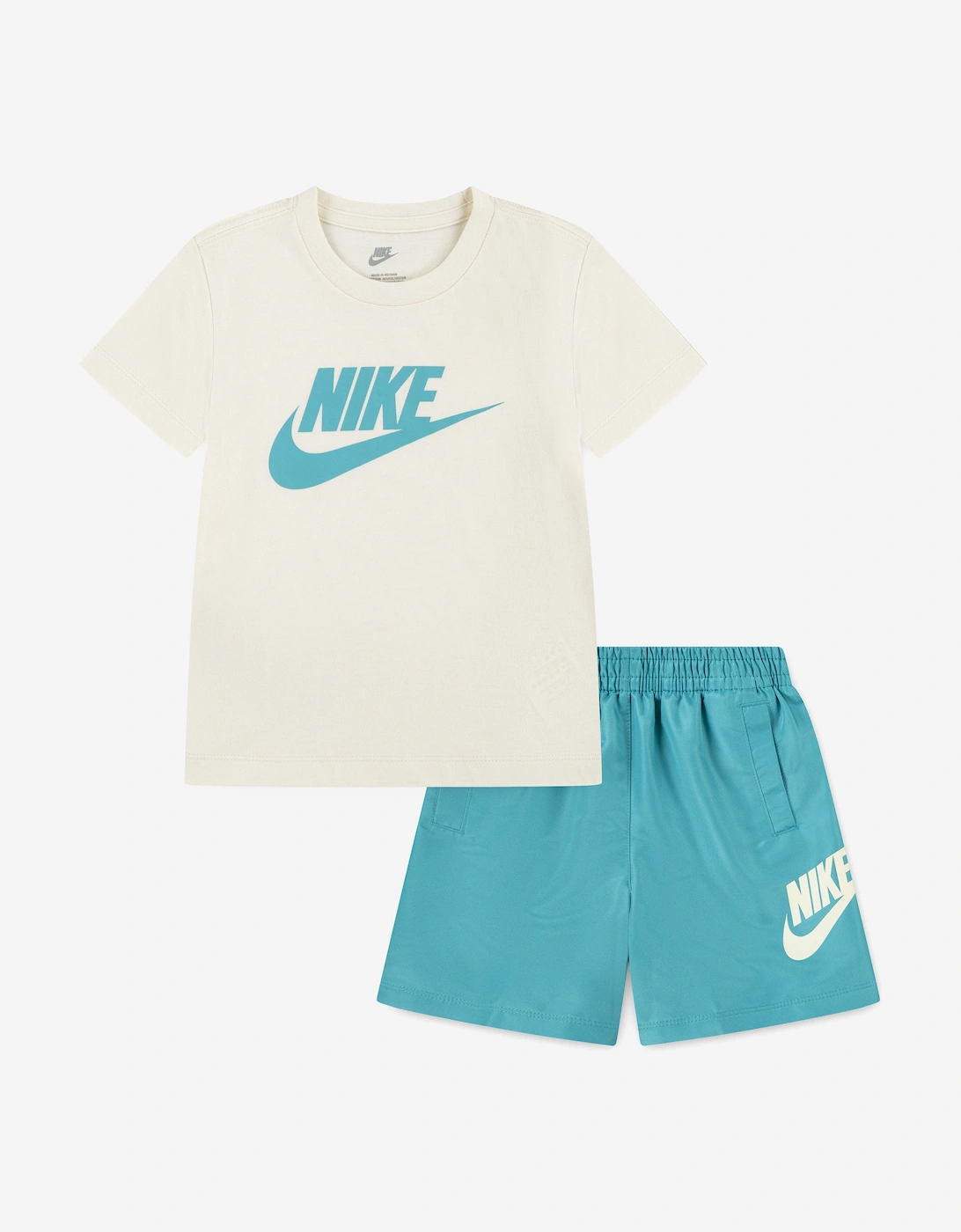 Kids Woven Short Set in Yellow, 5 of 4