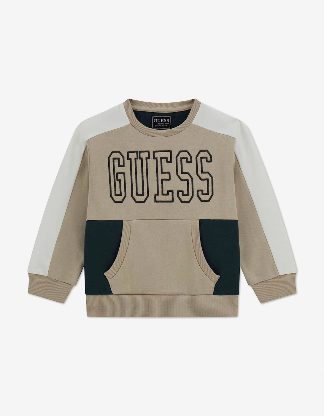 Boys Logo Sweatshirt in Beige, 5 of 4