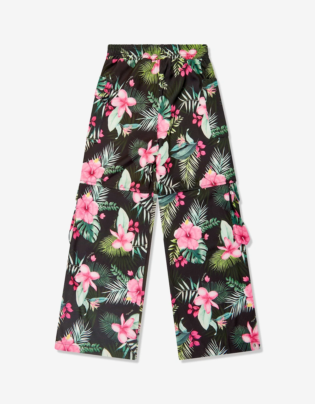 Girls Jungle Cargo Trousers in Black