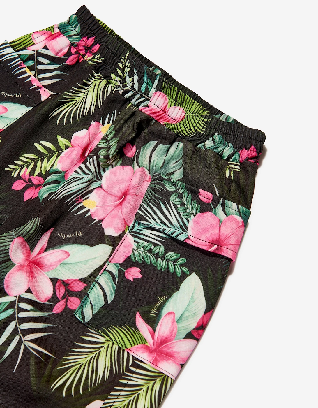 Girls Jungle Cargo Trousers in Black