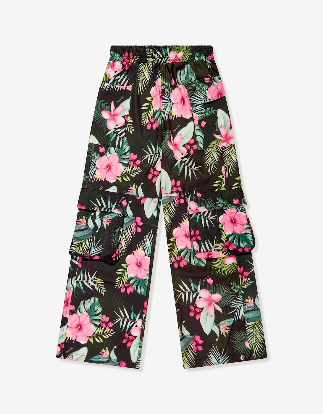 Girls Jungle Cargo Trousers in Black, 5 of 4