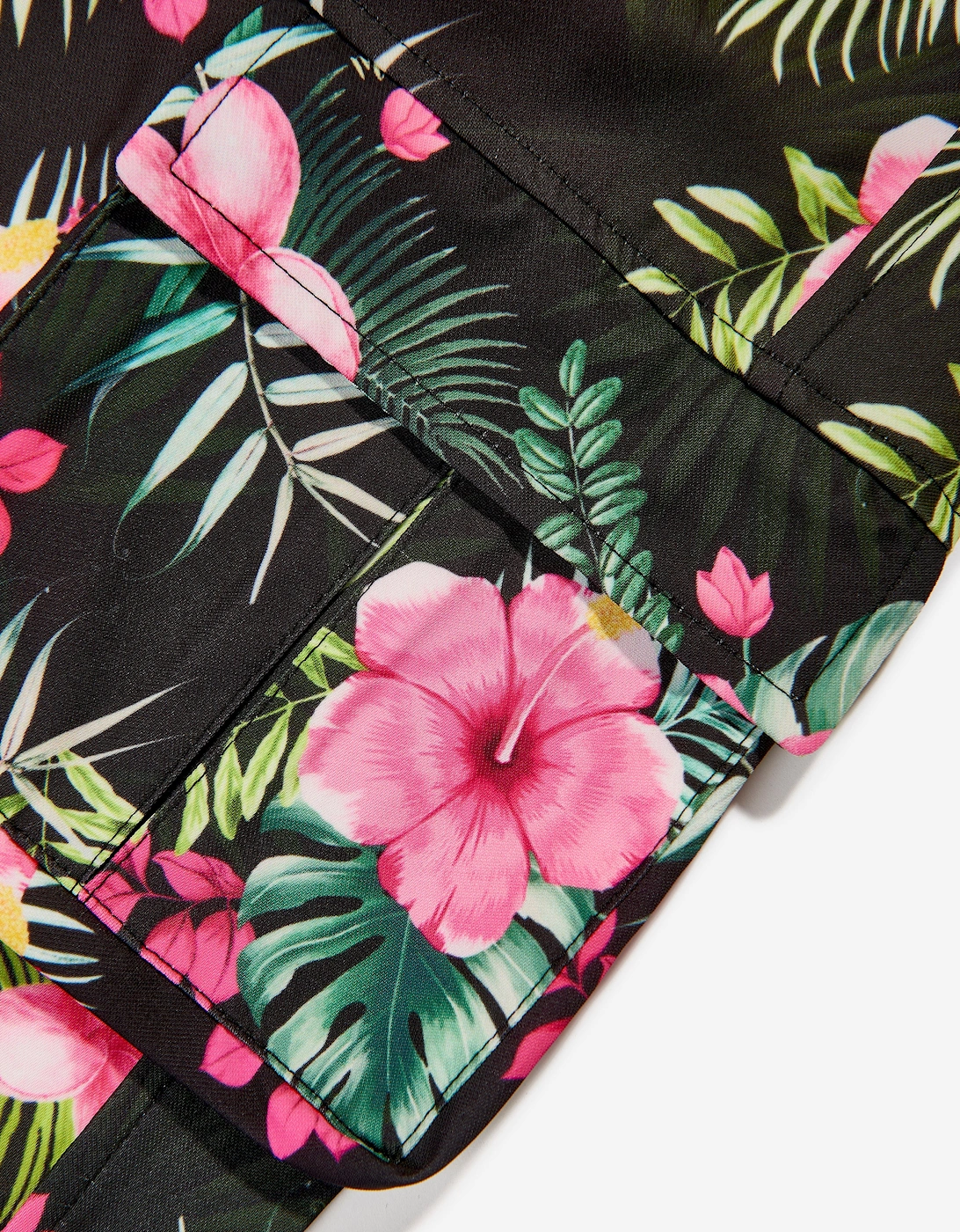Girls Jungle Cargo Trousers in Black