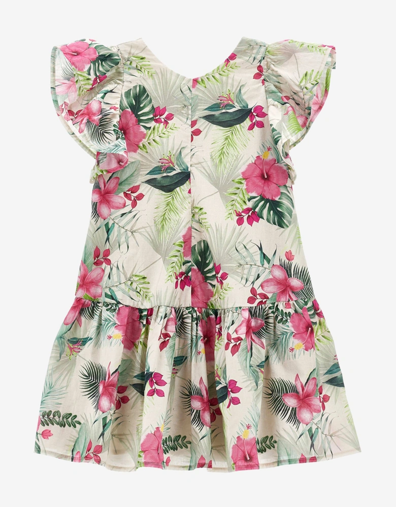 Girls Jungle Dress in Multicolour