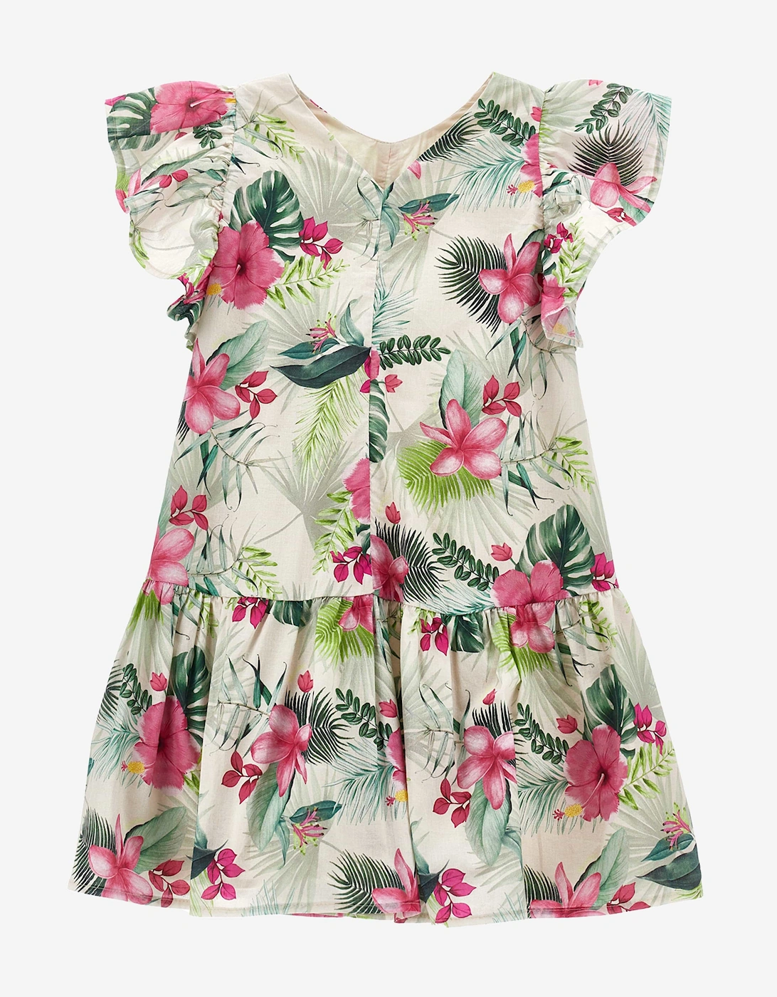 Girls Jungle Dress in Multicolour