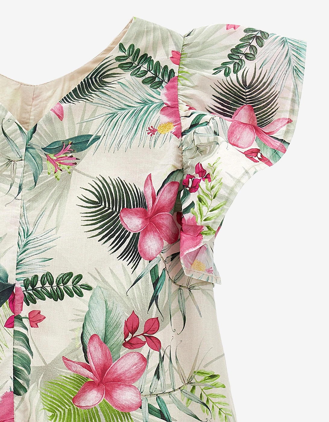 Girls Jungle Dress in Multicolour