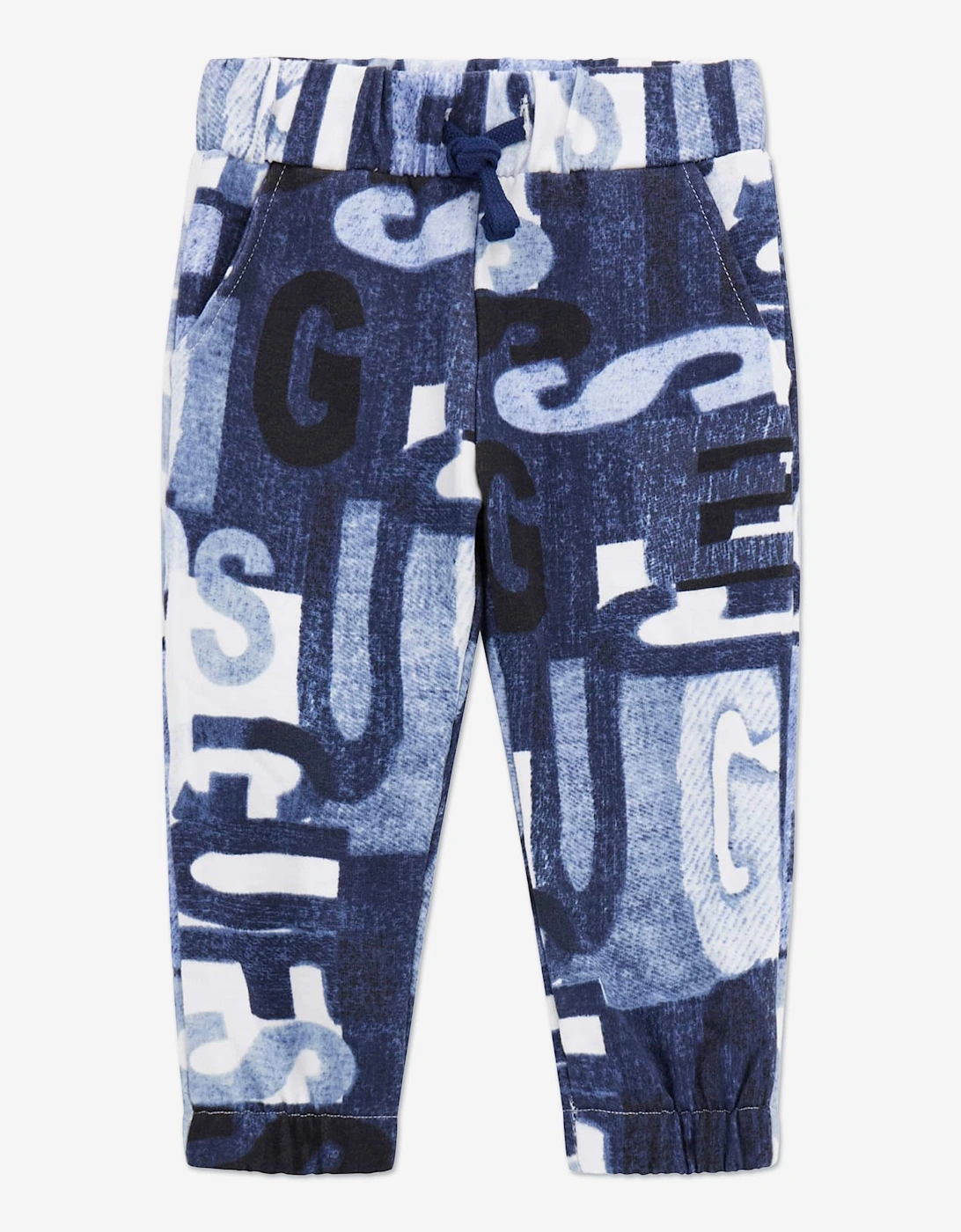 Boys Logo Joggers in Blue, 5 of 4