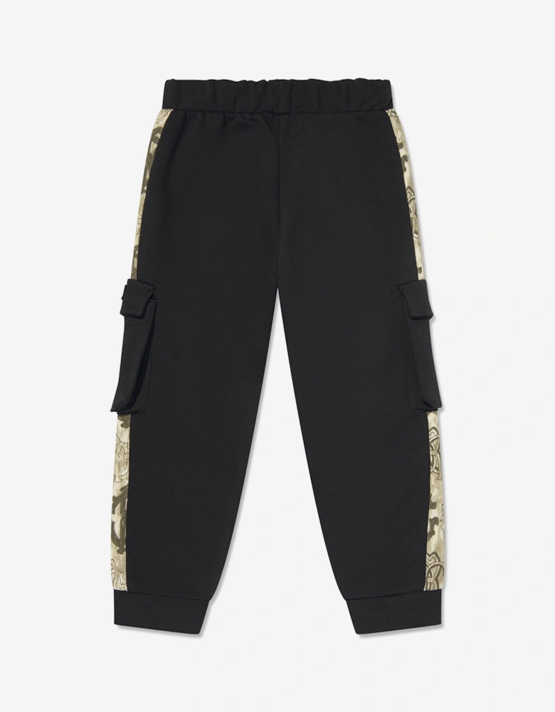 Boys Logo Joggers in Black