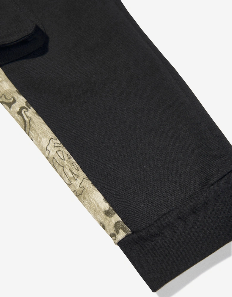 Boys Logo Joggers in Black