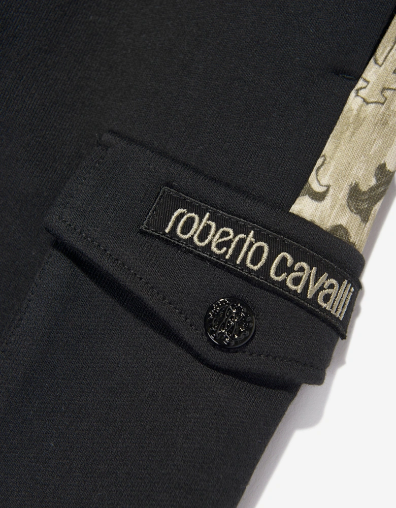 Boys Logo Joggers in Black