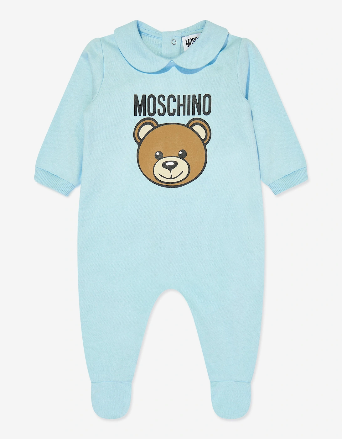 Baby Boys Bear Logo Babygrow Gift Set in Blue
