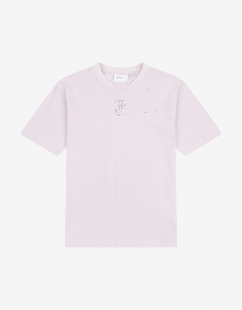 Girls T-Shirt and Velour Cycling Short Set in Black