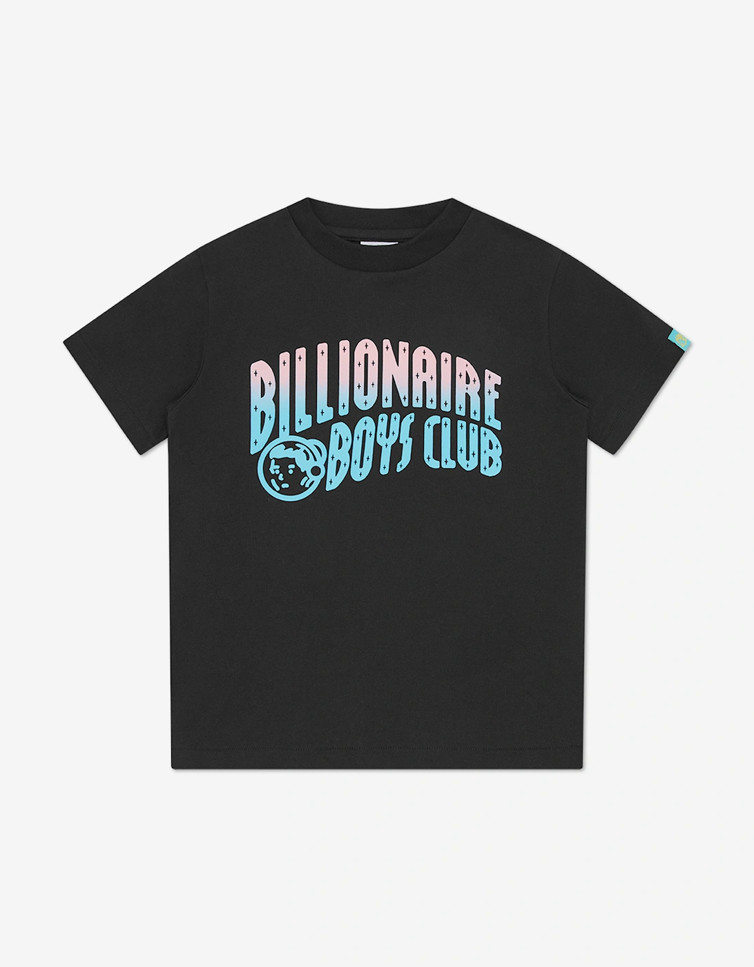 Boys Gradient Arch Logo T-Shirt in Black, 5 of 4