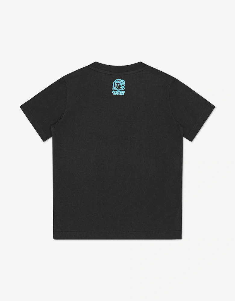 Boys Gradient Arch Logo T-Shirt in Black