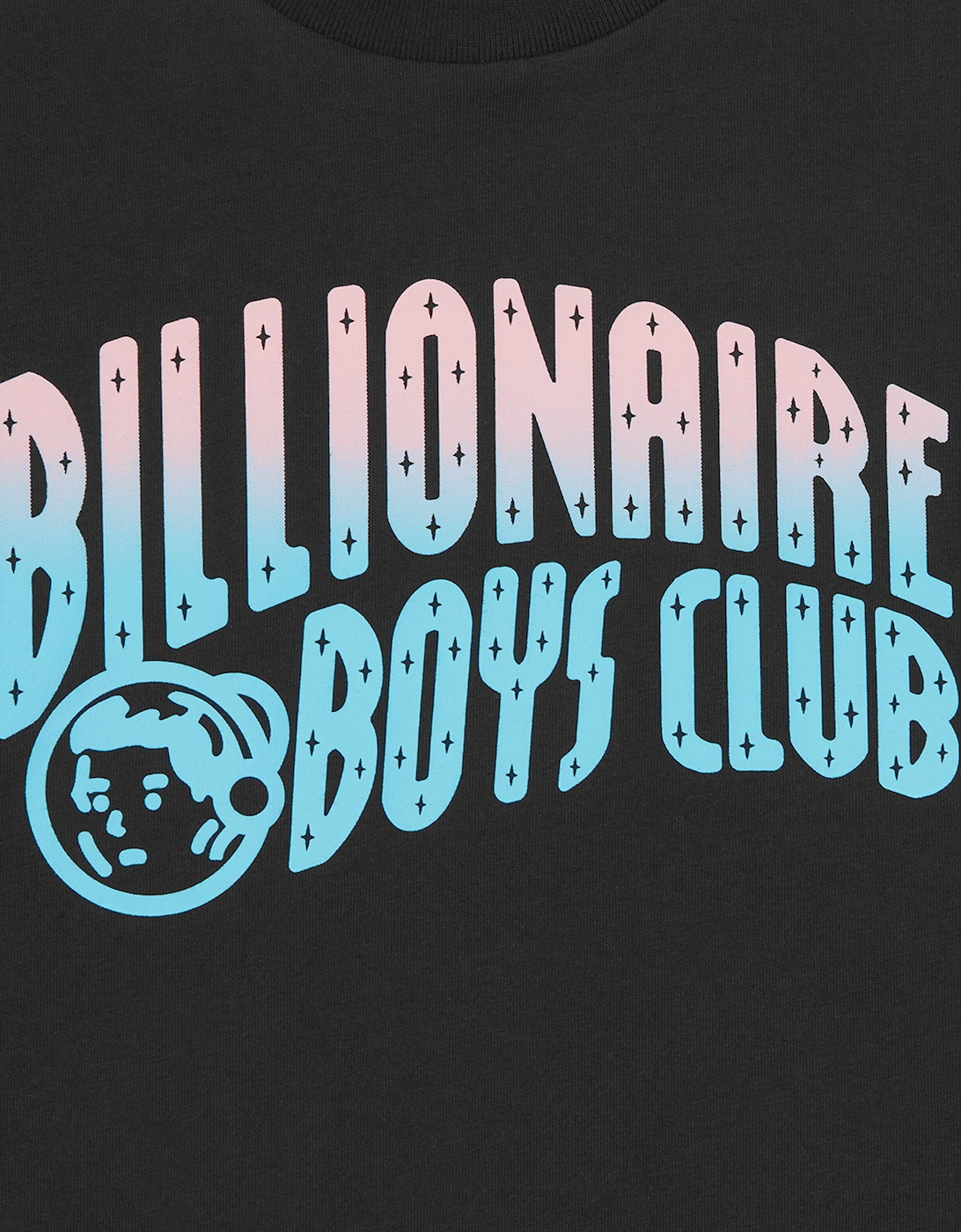 Boys Gradient Arch Logo T-Shirt in Black