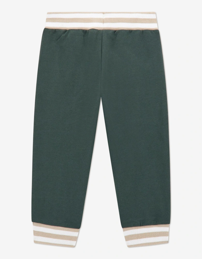 Boys Logo Joggers in Green