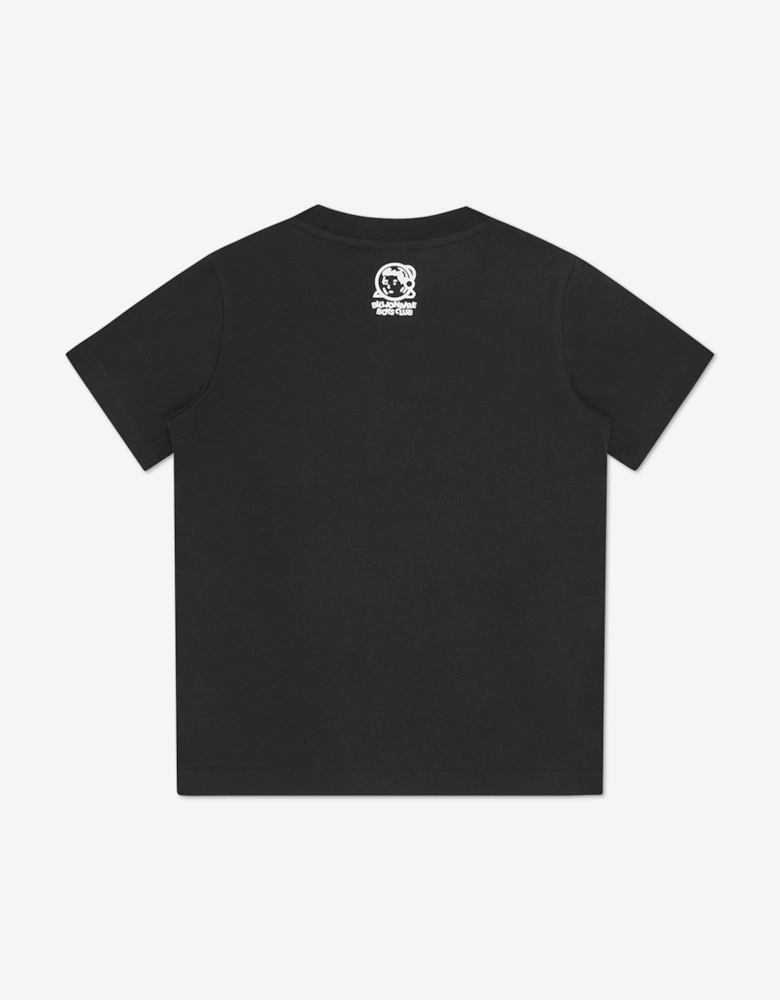 Boys Robot Logo T-Shirt in Black
