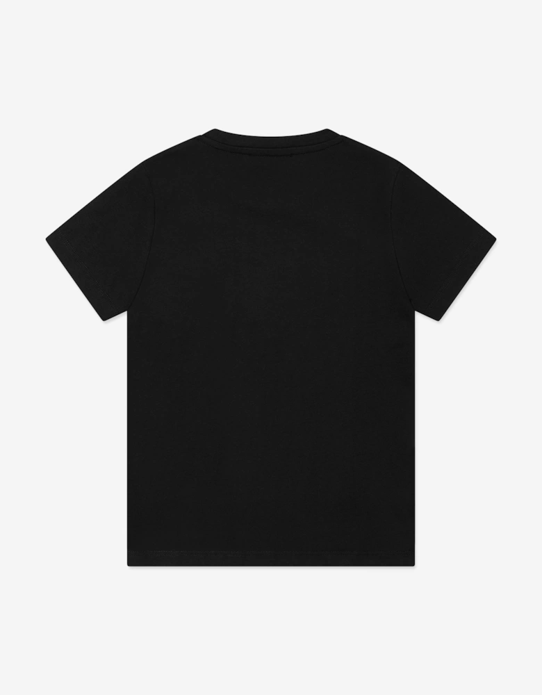 Boys Medusa Logo T-Shirt in Black