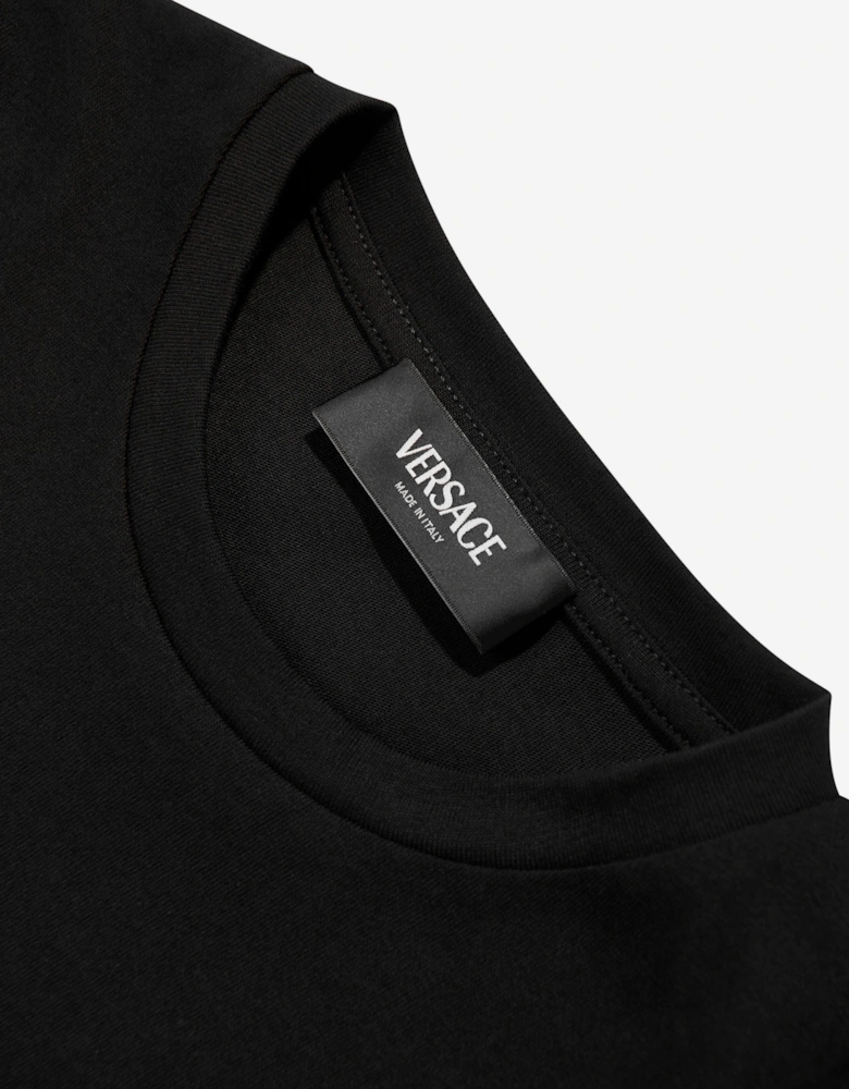 Boys Medusa Logo T-Shirt in Black