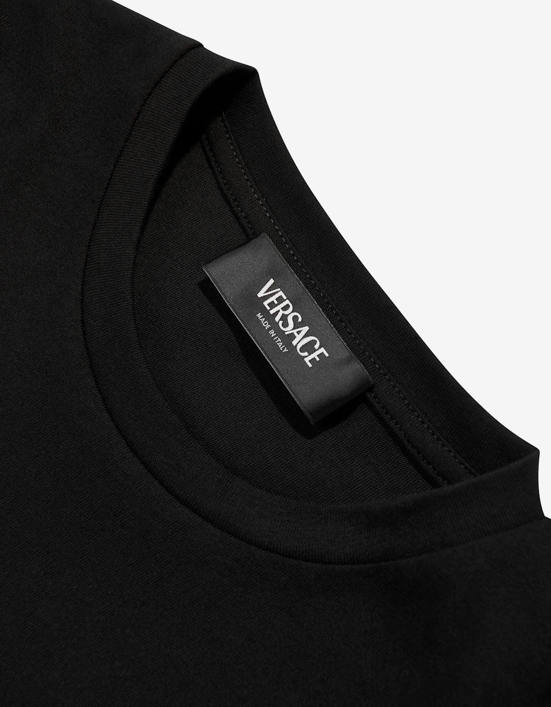 Boys Medusa Logo T-Shirt in Black