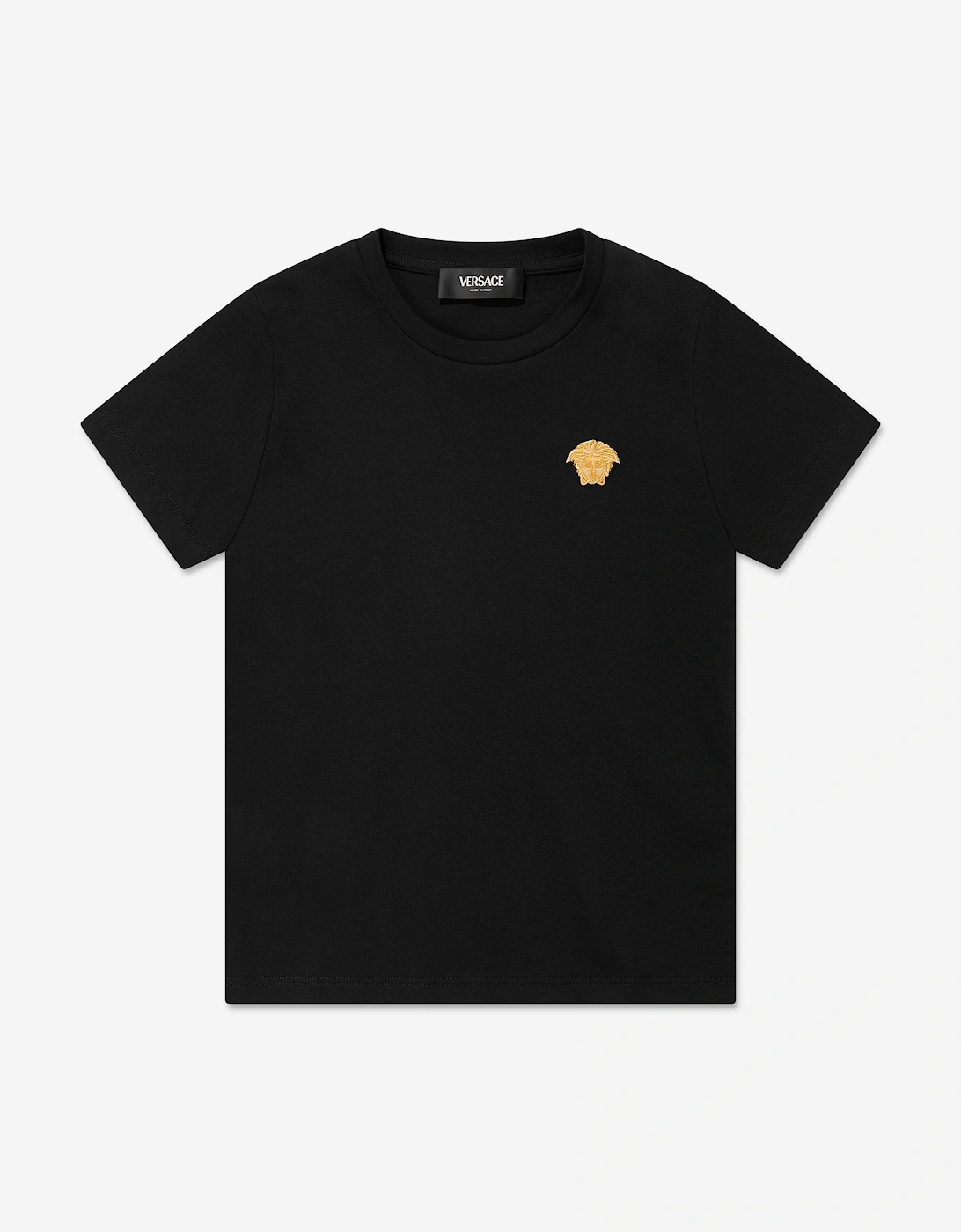 Boys Medusa Logo T-Shirt in Black, 5 of 4