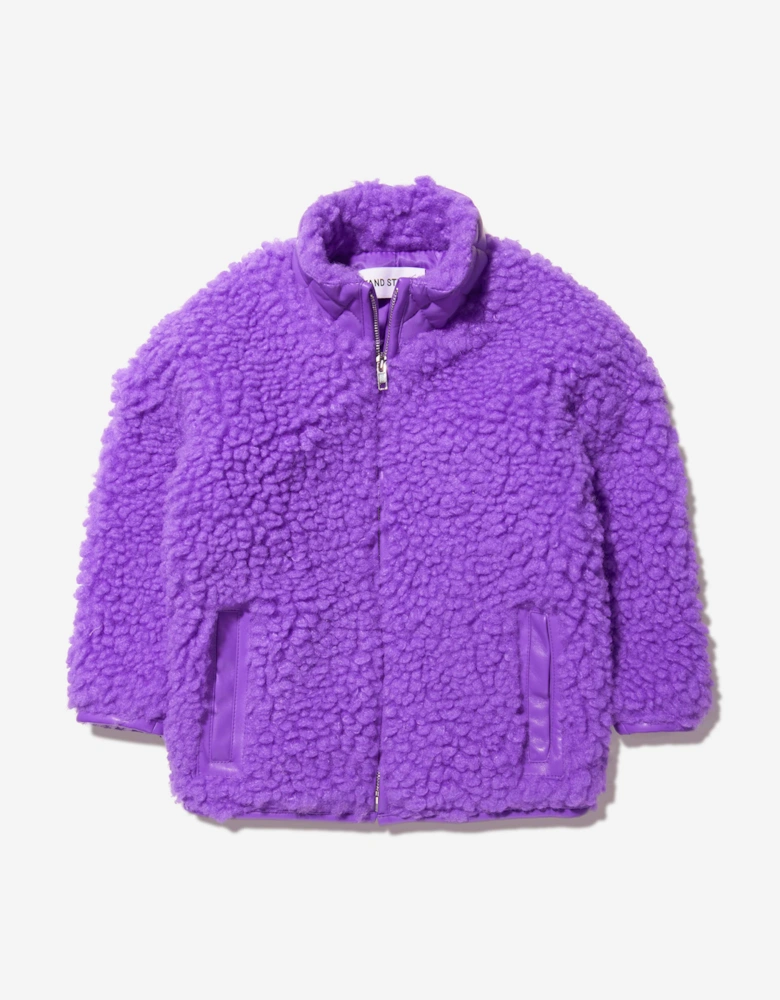 Girls Faux Fur Azalea Mini Jacket