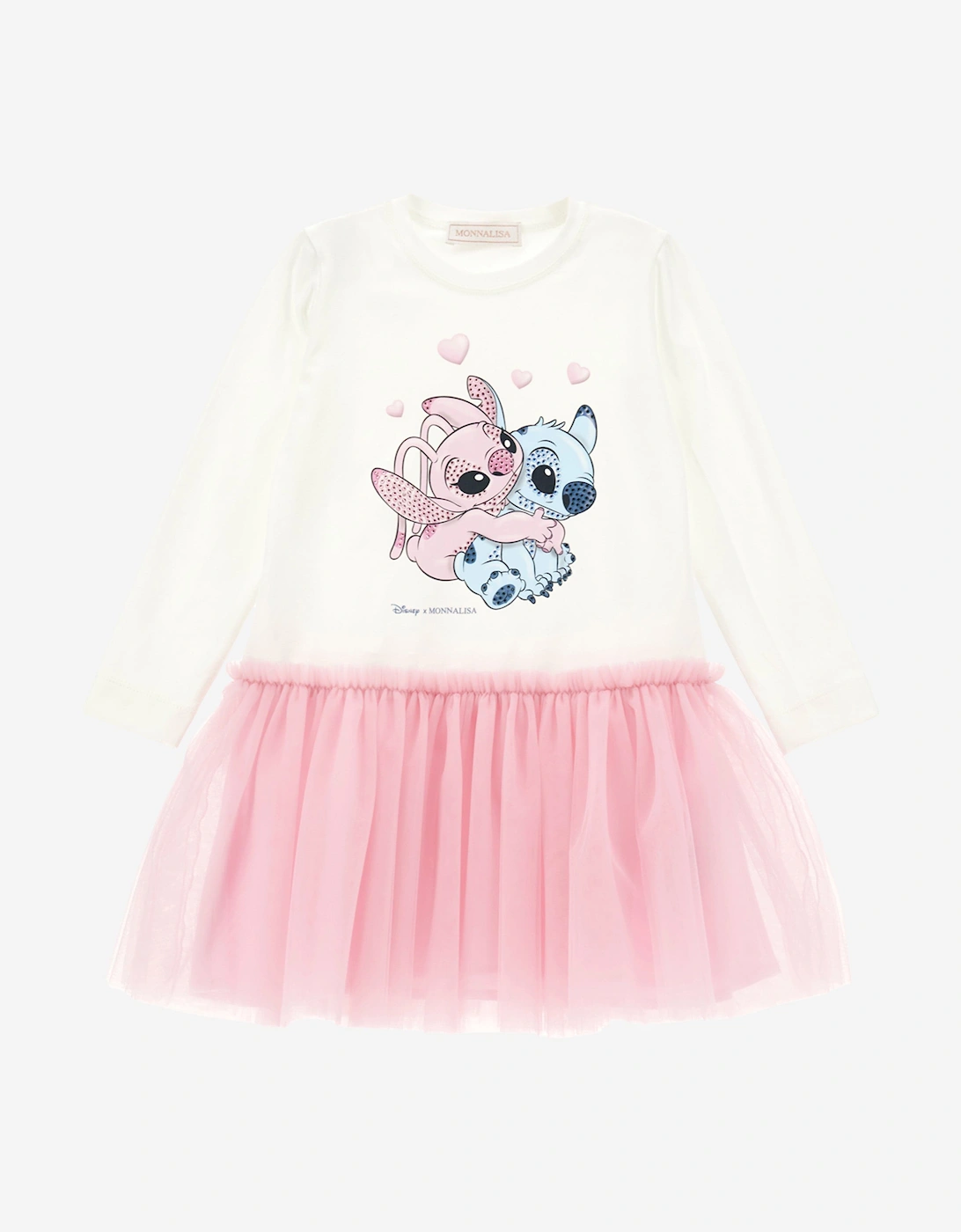 Girls Stitch and Angel Dress in Ivory, 5 of 4